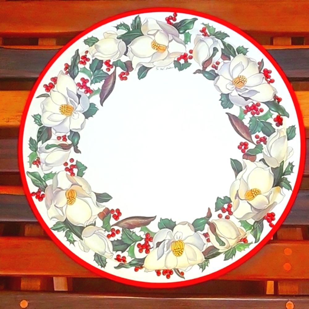 Christmas Holiday Serving Tray By Potpourri Designs